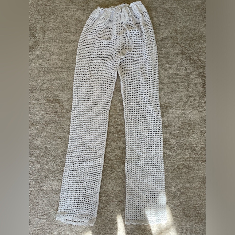 Andi Bagus beach crochet pants